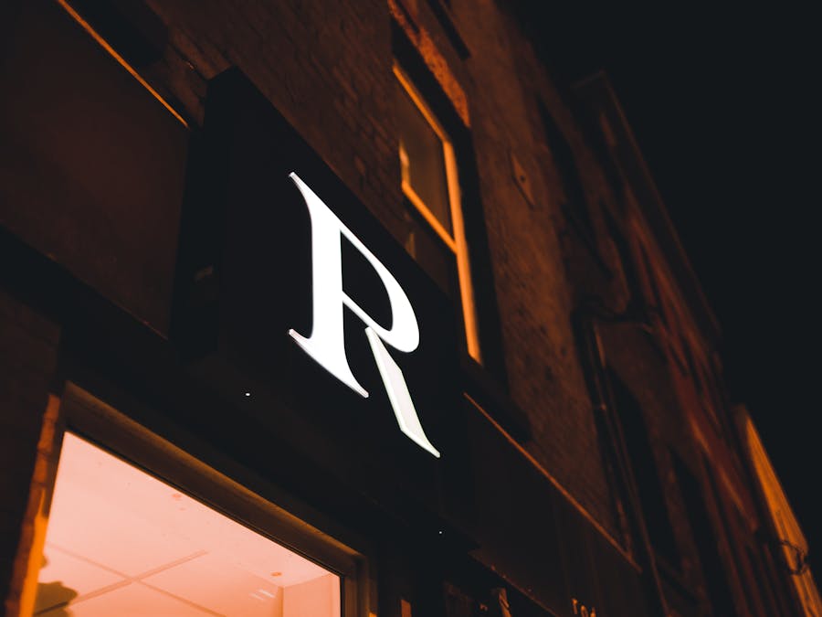 Illuminated channel-letter facade install